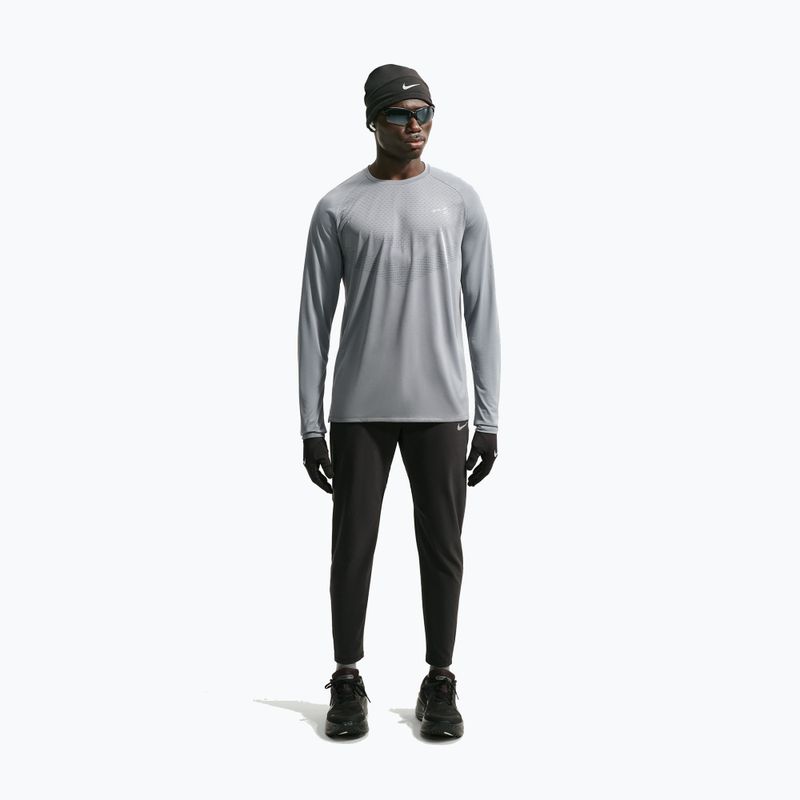 Мъжка блуза за бягане с дълъг ръкав Nike Stride Dri-Fit ADV Smoke Grey 2