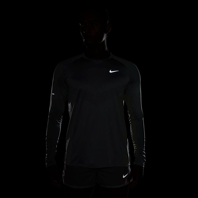 Мъжка блуза за бягане с дълъг ръкав Nike Stride Dri-Fit ADV Smoke Grey 7
