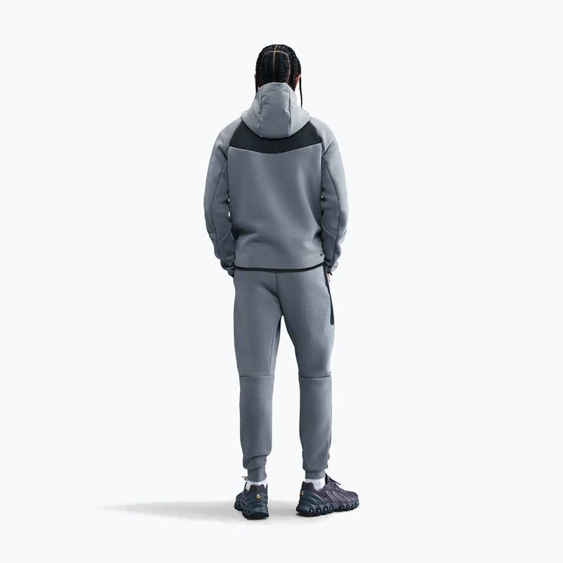 Мъжки панталони Nike Tech Joggers cool grey/cool grey/volt 2
