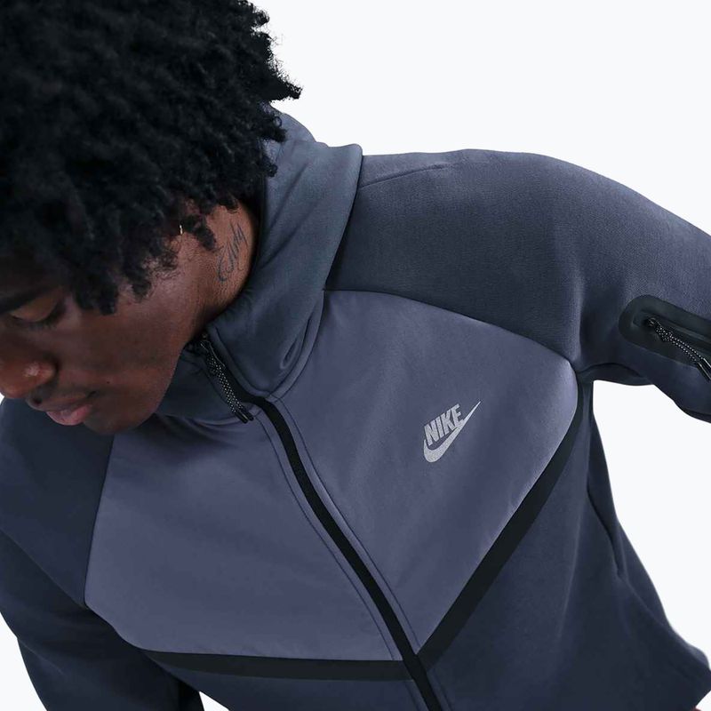 Мъжки суитшърт Nike Tech Windrunner Full-Zip thunder blue/metallic silver 5