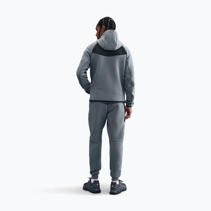 Мъжки суитшърт Nike Tech Windrunner Full-Zip cool grey/dark smoke grey/volt 2