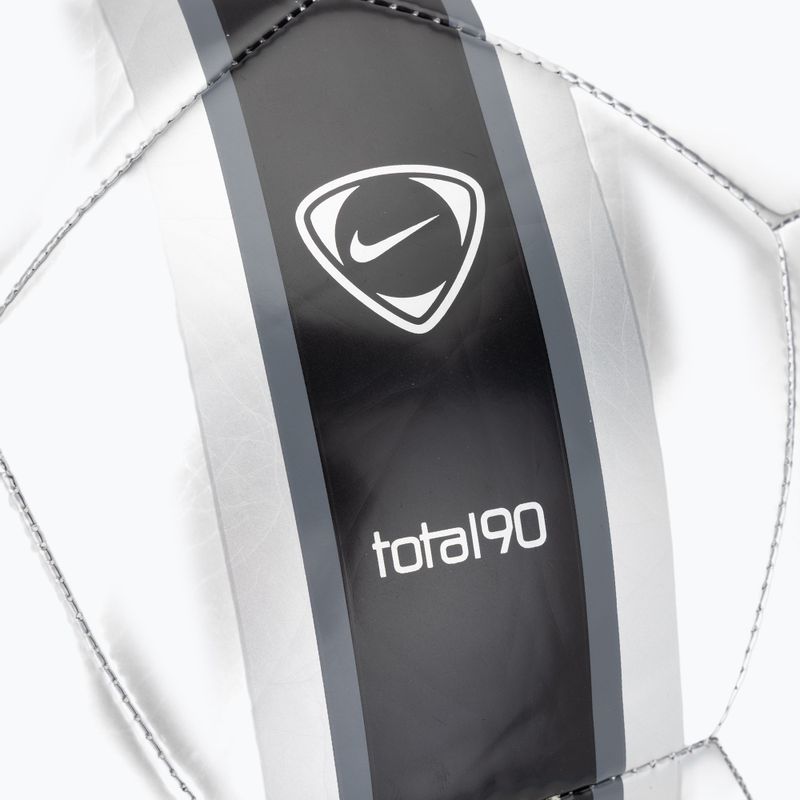 Футболна топка Nike Academy T90 Metallic '26 metallic silver/black/black размер 4 3