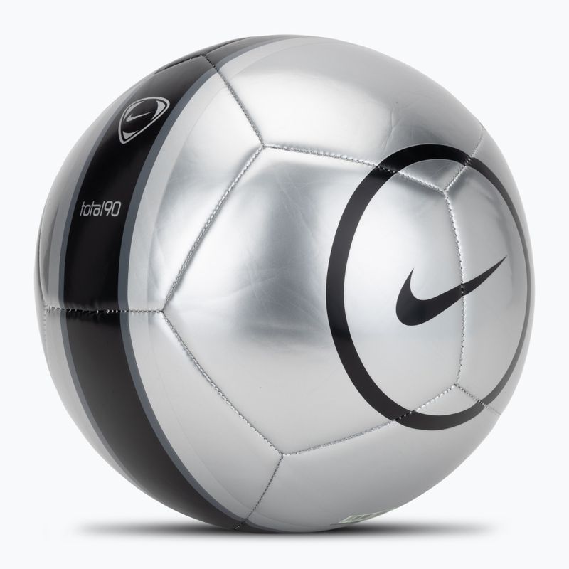 Футболна топка Nike Academy T90 Metallic '26 metallic silver/black/black размер 5 2