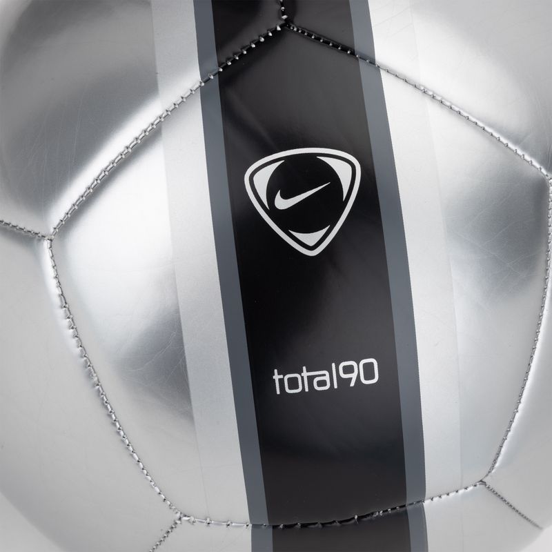 Футболна топка Nike Academy T90 Metallic '26 metallic silver/black/black размер 5 3