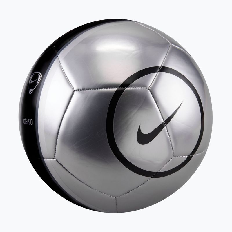 Футболна топка Nike Academy T90 Metallic '26 metallic silver/black/black размер 5 2