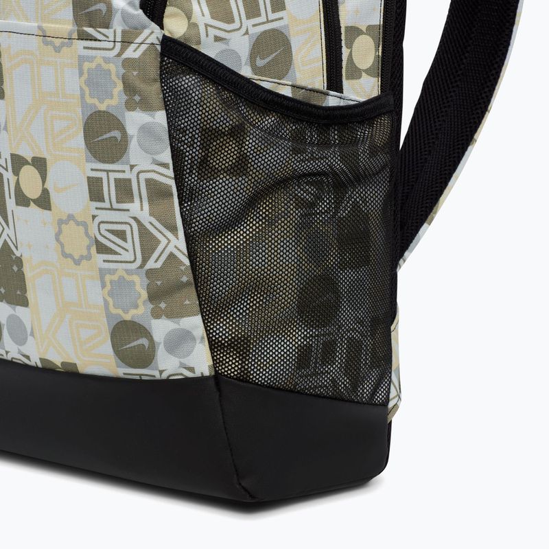 Раница за тренировка Nike Brasilia 9.5 35 l off white/black/white 9