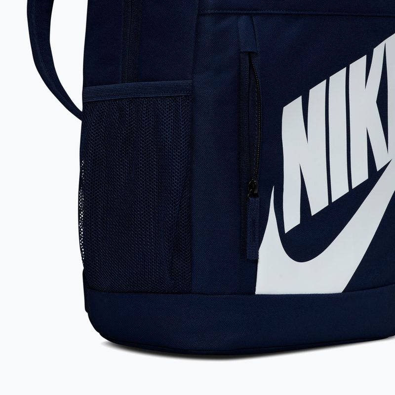 Детска градска раница Nike Elemental Shoebox 20 l midnight navy/orange/white 5