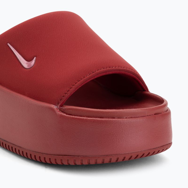 Дамски чехли Nike Calm Elevation team crimson/peony 7