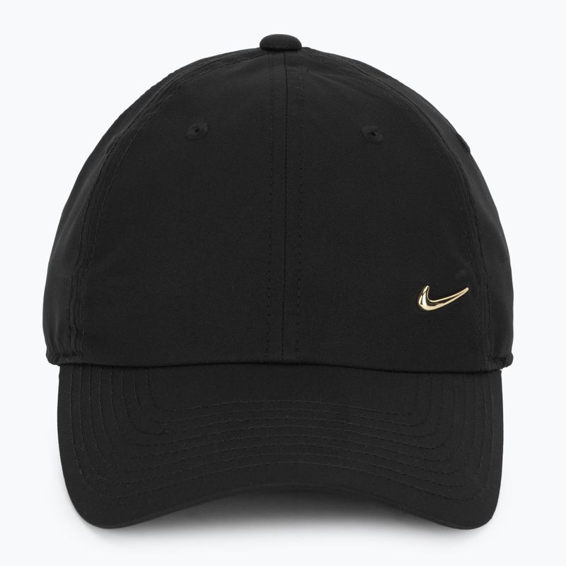 Шапка с козирка Nike Dri-Fit Club Unstructured Metal Swoosh black/metallic gold 2