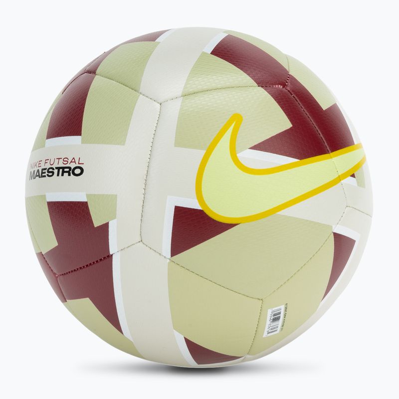 Футболна топка Nike Maestro olive aura/team red/chalk/light liquid lime размер 4 2