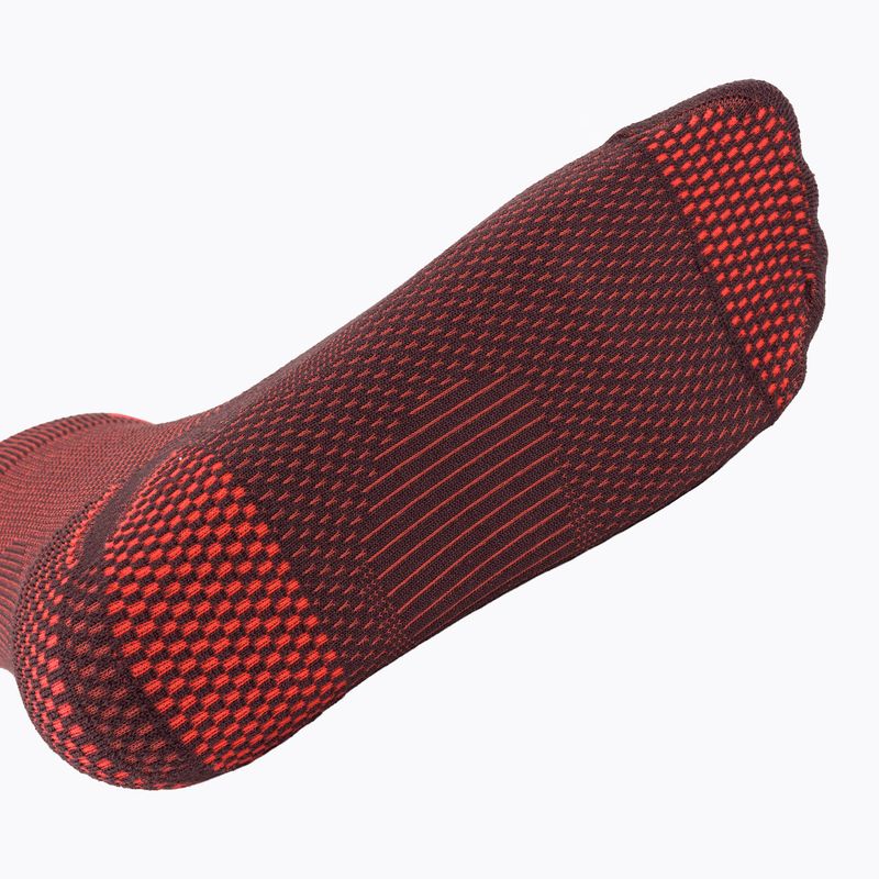 Чорапи Nike Running Lightweight Micro Crew Socks tattoo/hot lava/pure platinum/hot lava 5