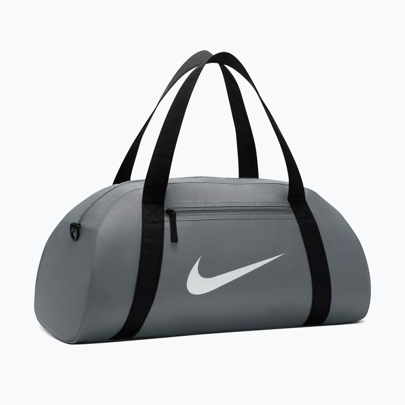 Дамска чанта за тренировки Nike Gym Club 24 l smoke grey/black/white 2