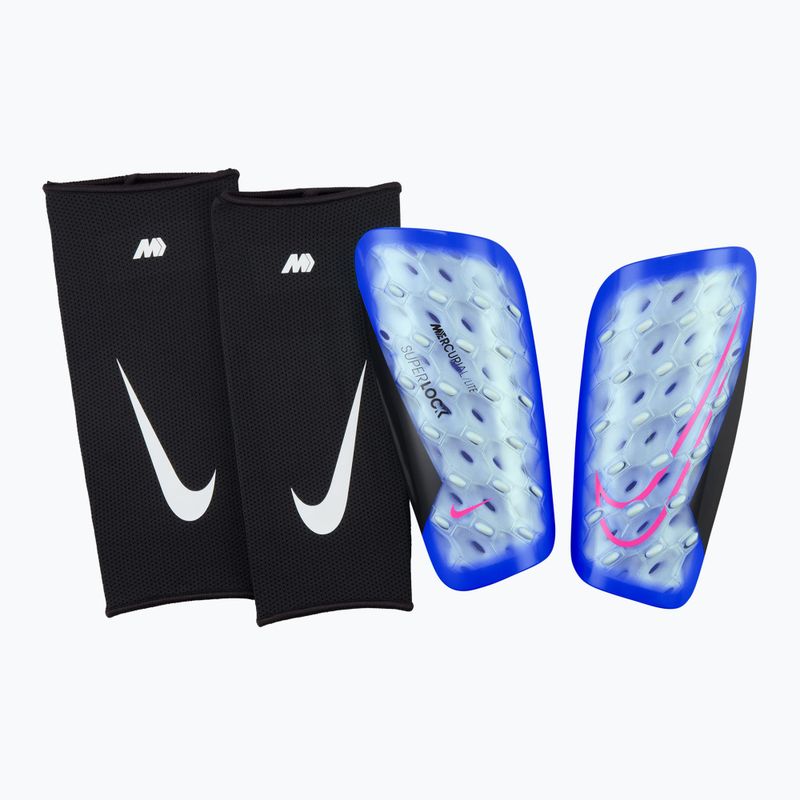 Протектори за подбедрици Nike Mercurial Lite SuperLock 458 racer blue/black/pink blast