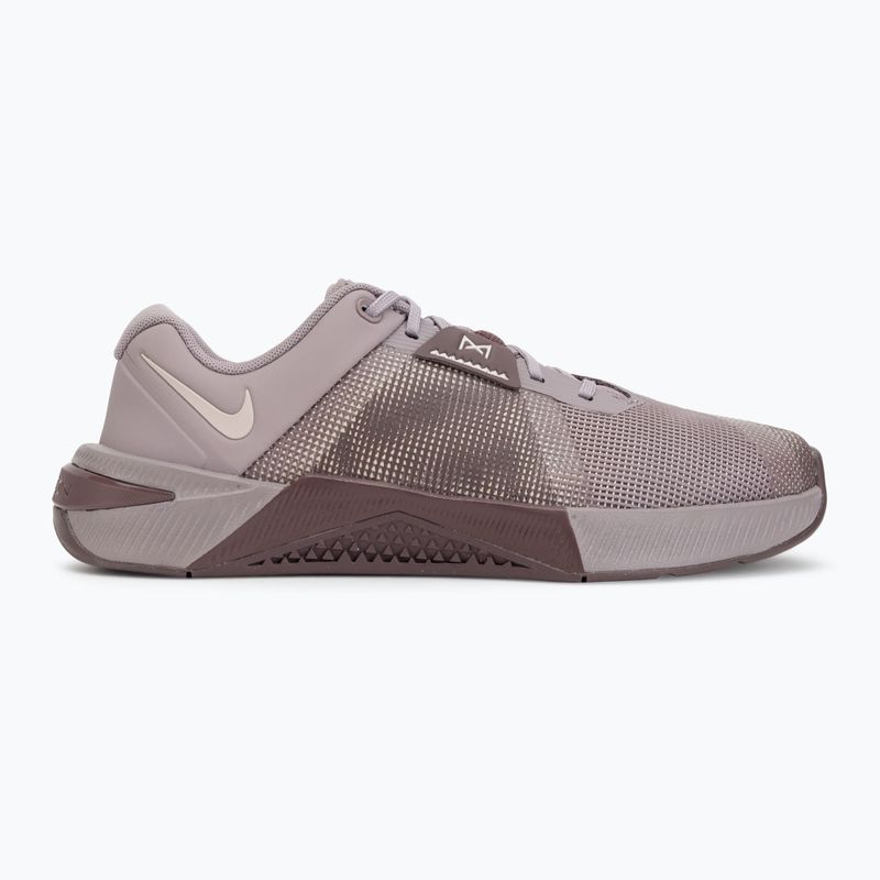 Дамски обувки за вдигане на тежести Nike Metcon 10 light violet ore/tattoo/silt red 2