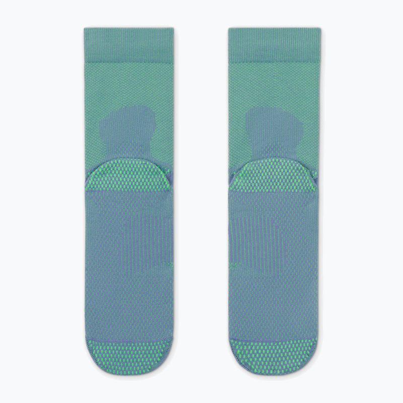 Чорапи Nike Running Lightweight Micro Crew Socks iron purple/voltage green/voltage green 3