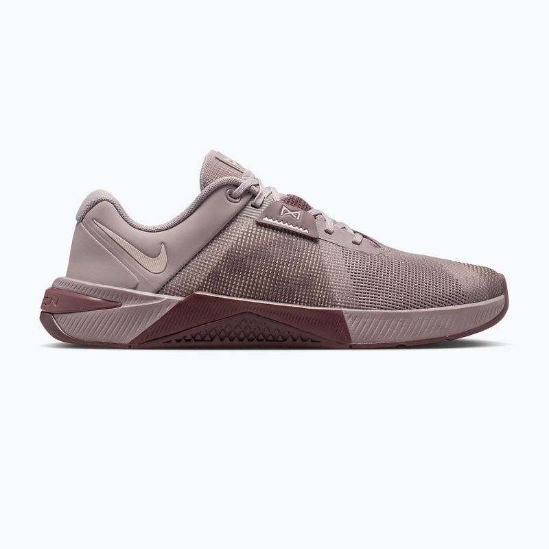 Дамски обувки за вдигане на тежести Nike Metcon 10 light violet ore/tattoo/silt red 8