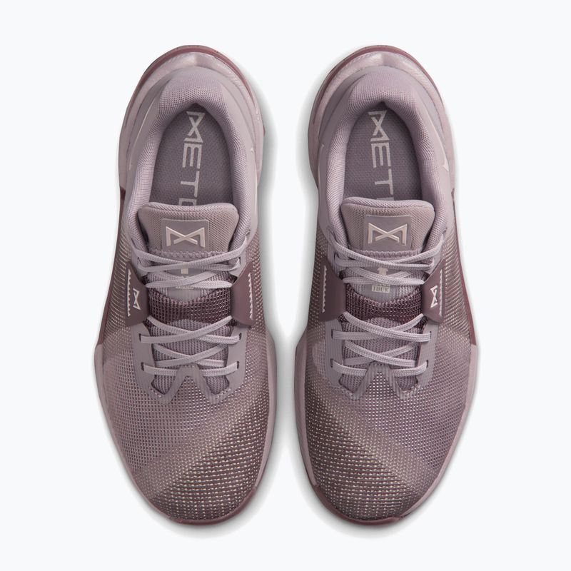 Дамски обувки за вдигане на тежести Nike Metcon 10 light violet ore/tattoo/silt red 14