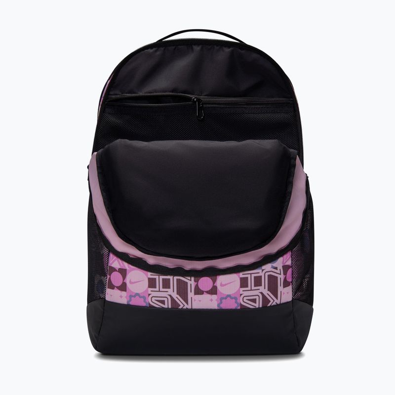 Тренировъчна раница Nike Brasilia 9.5 24 l black/pink foam/white 5