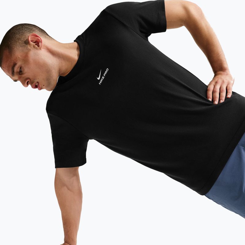 Мъжка тренировъчна тениска Nike Pro Dri-Fit black/white 6