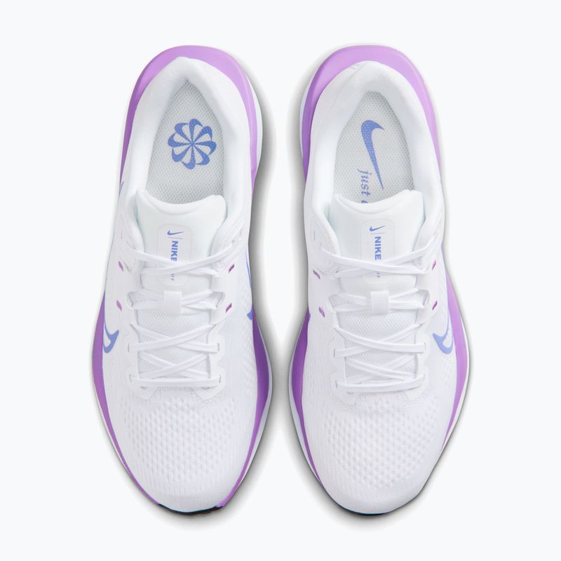 Дамски обувки за бягане Nike Quest 6 white/black/bright violet/sapphire 5