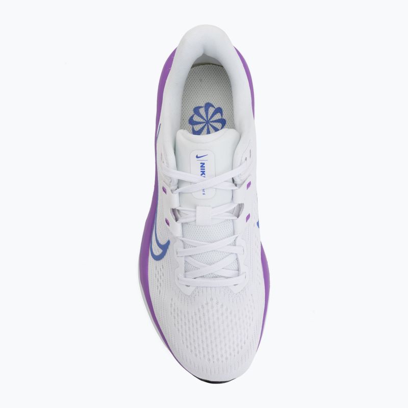 Дамски обувки за бягане Nike Quest 6 white/black/bright violet/sapphire 5