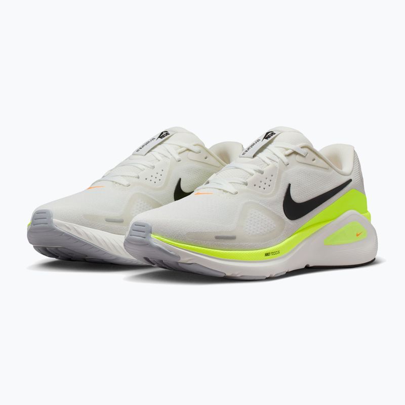 Мъжки обувки за бягане Nike Structure 26 summit white/volt/total orange/black 3