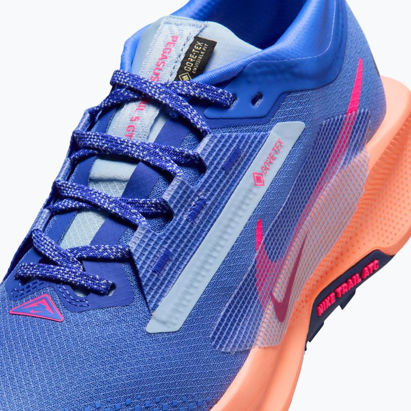 Дамски обувки за бягане Nike Pegasus Trail 5 GTX sapphire/hydrogen blue/hyper pink 3