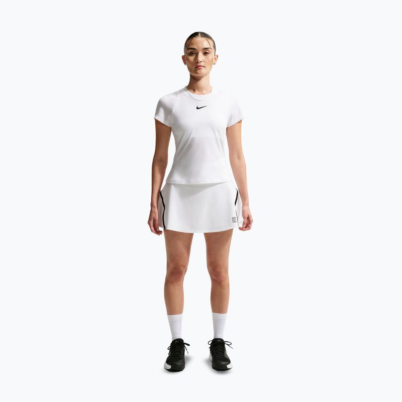Тенис пола Nike Court Advantage Dri-Fit High Waisted white/black 2