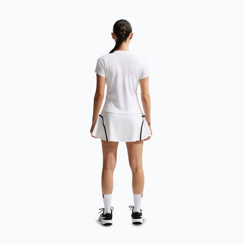 Тенис пола Nike Court Advantage Dri-Fit High Waisted white/black 3