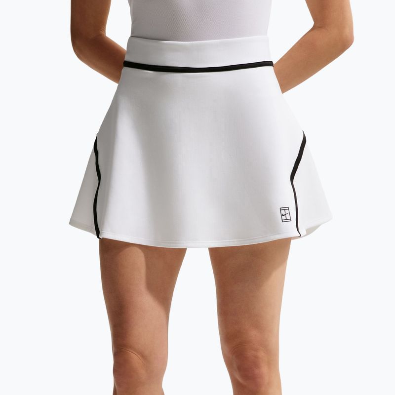 Тенис пола Nike Court Advantage Dri-Fit High Waisted white/black 5