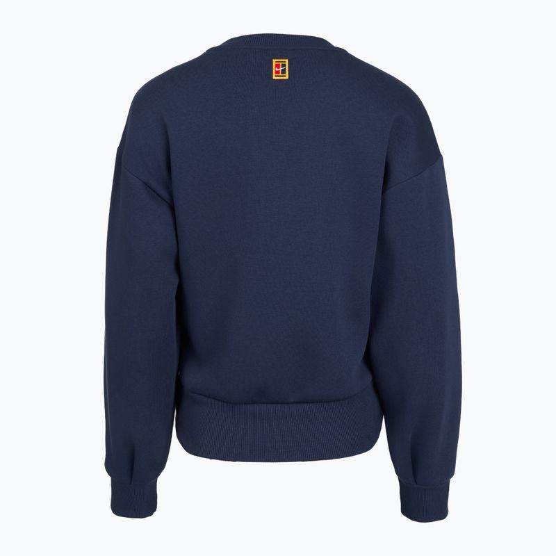 Дамски суитшърт Nike Court Collection French Terry Crew Neck navy blue/sailor blue 5