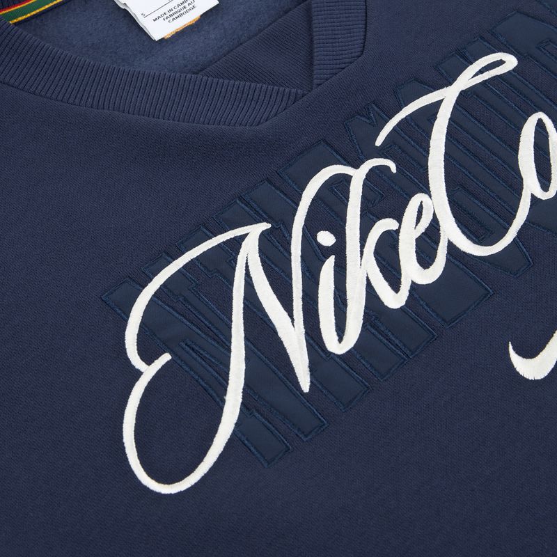 Дамски суитшърт Nike Court Collection French Terry Crew Neck navy blue/sailor blue 6