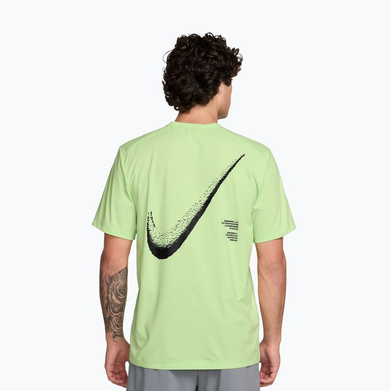 Мъжка тениска Nike Hyverse Dri-Fit GFX light liquid lime/black 2