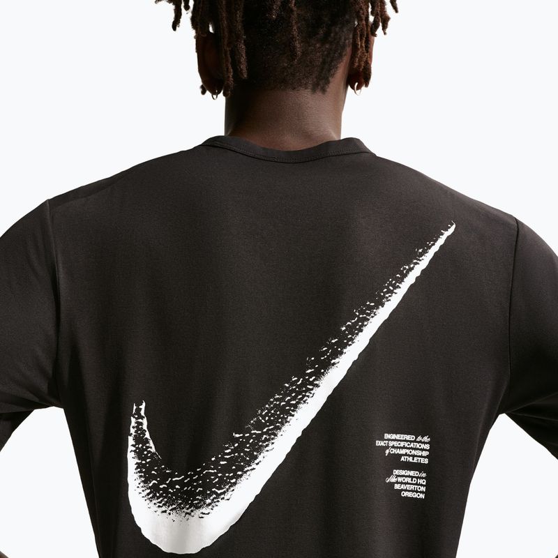 Мъжка тениска Nike Hyverse Dri-Fit GFX black/white 4