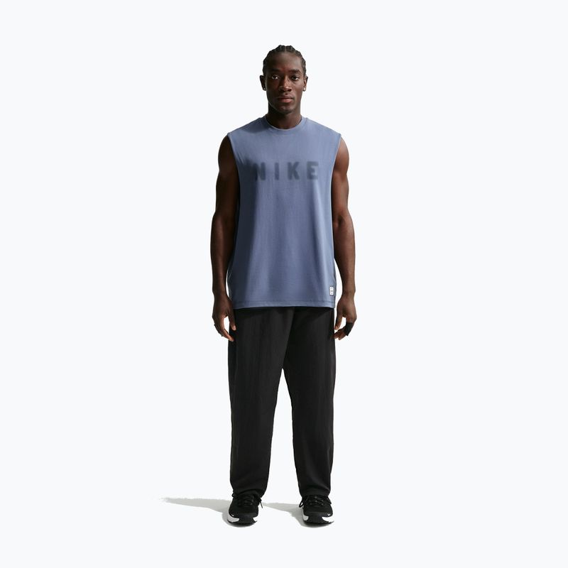 Мъжка тренировъчна тениска Nike Athletic Club Dri-Fit diffused blue/diffused blue 2