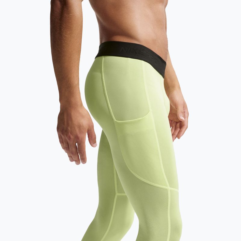 Мъжки клин за тренировка Nike Pro Dri-Fit Tight Fitness light liquid lime/black 4