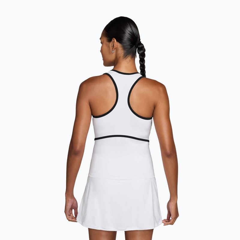 Дамска тениска за тенис Nike Advantage Dri-Fit Tank white/black 2
