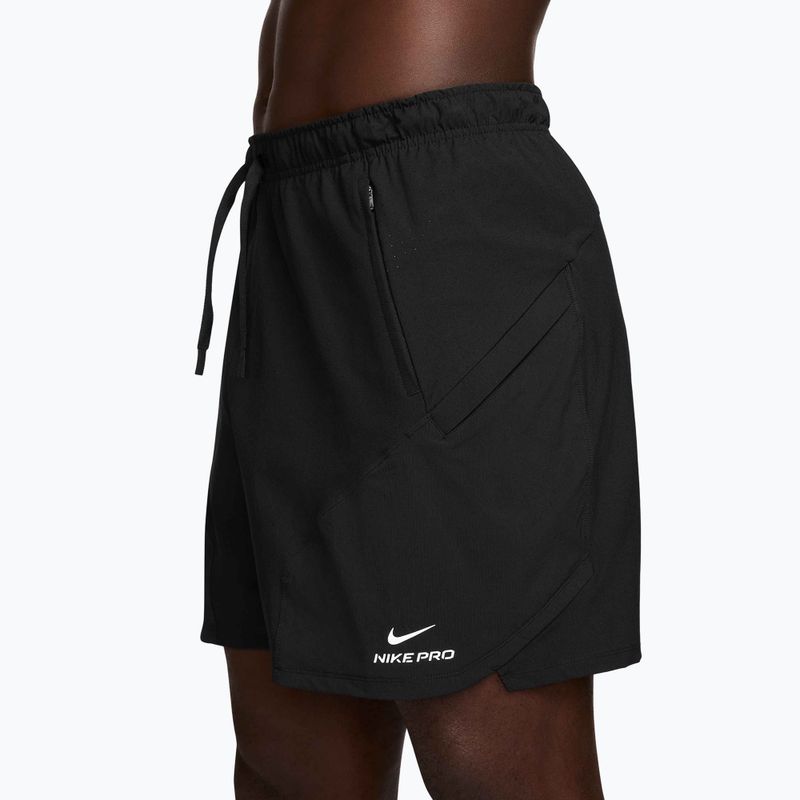 Мъжки шорти Nike Pro Training Dri-Fit 6“ black/black/white 3