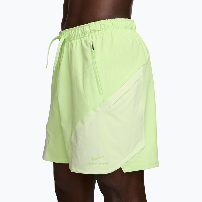 Мъжки шорти Nike Pro Training Dri-Fit 6“ light green/light green 3