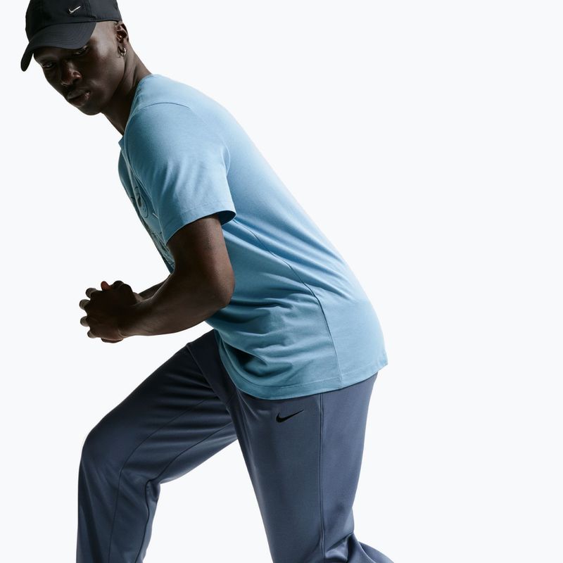 Мъжки панталони за тренировка Nike Therma-FIT Open Hem diffused blue/diffused blue/black 6