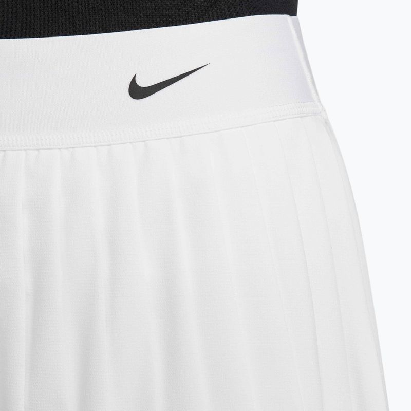 Пола за тенис Nike Victory Dri-Fit High-Waisted Pleated white/black 4