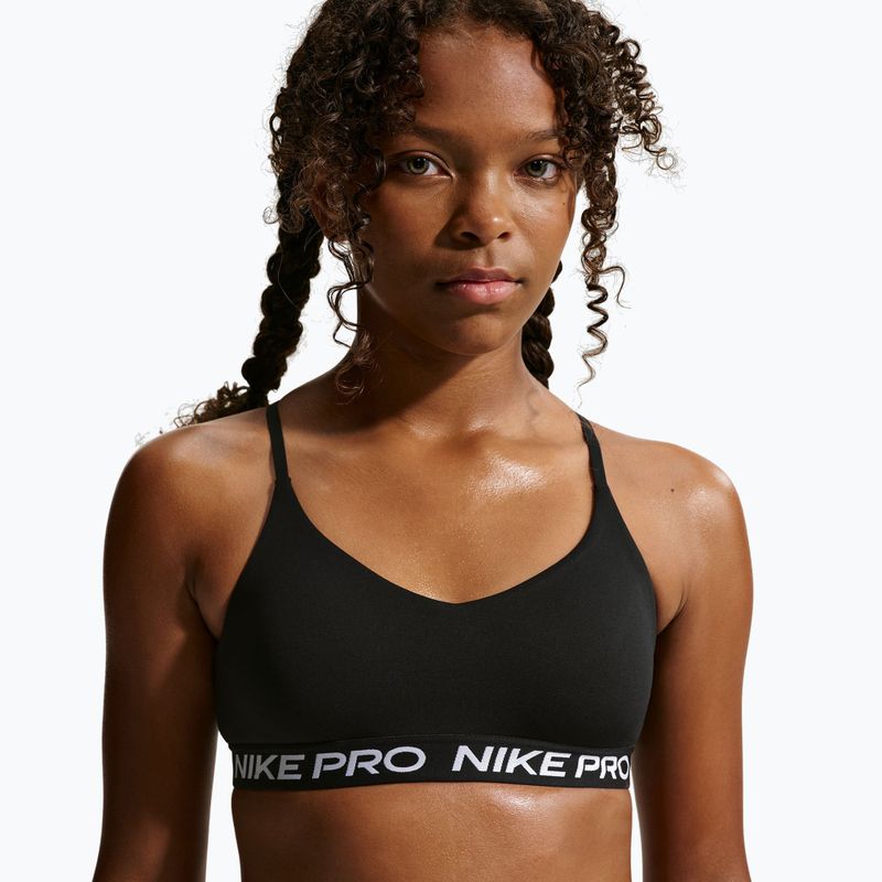 Детски сутиен Nike Pro Indy черен 4