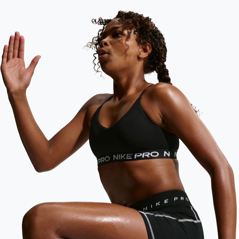 Детски сутиен Nike Pro Indy черен 6