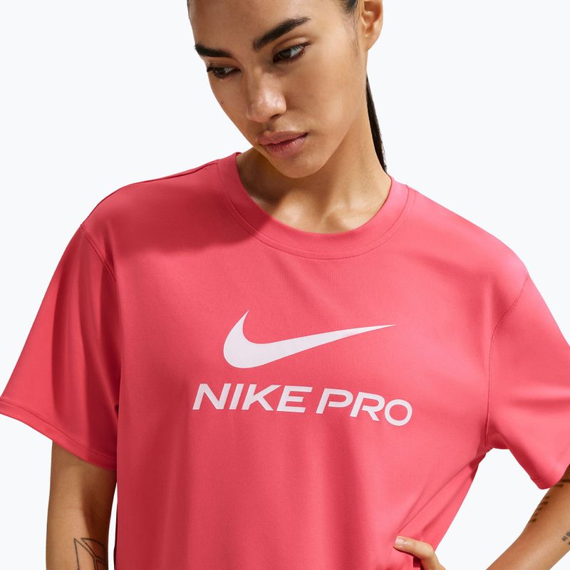 Дамска тениска за тренировка Nike Pro Dri-Fit Loose sea coral/white 4