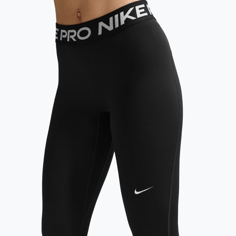 Дамски клин Nike Pro Mid-Rise Full black/white 5