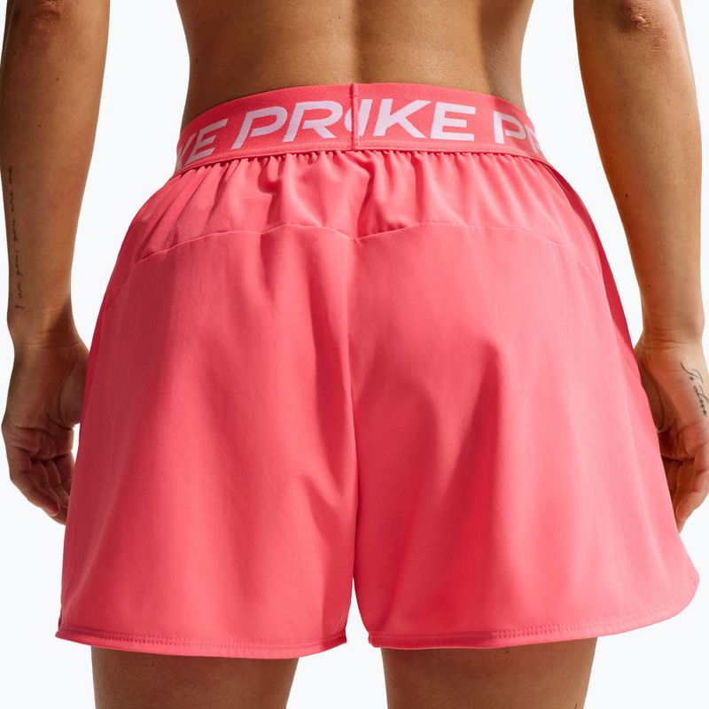 Дамски шорти за тренировки Nike Pro Dri-Fit Mid-Rise Brief-Lined 3“ sea coral/white 5