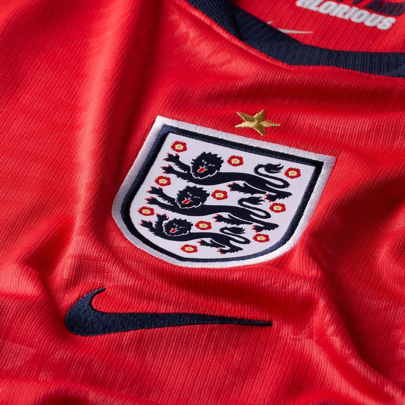 Мъжка футболна фланелка Nike England 2026 Stadium Away speed red/obsidian/white/obsidian 9