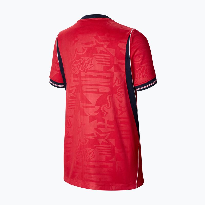 Детска футболна тениска Nike England 2026 Stadium Away speed red/obsidian/white/obsidian 2