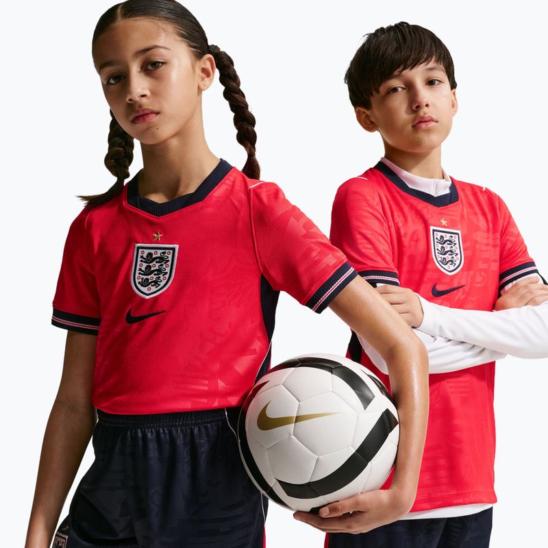 Детска футболна тениска Nike England 2026 Stadium Away speed red/obsidian/white/obsidian 4