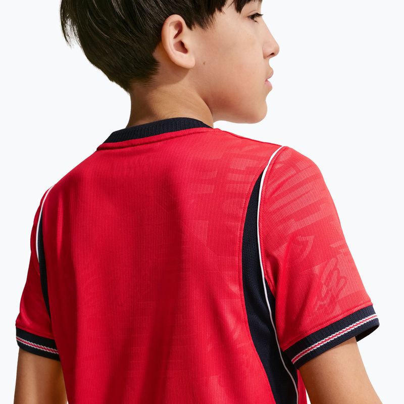 Детска футболна тениска Nike England 2026 Stadium Away speed red/obsidian/white/obsidian 10